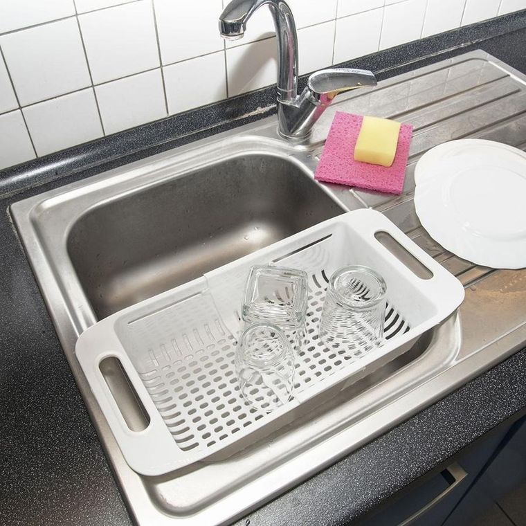 Orion, cedzak kuchenny do zlewu, regulowany, 32-44-20-8 cm