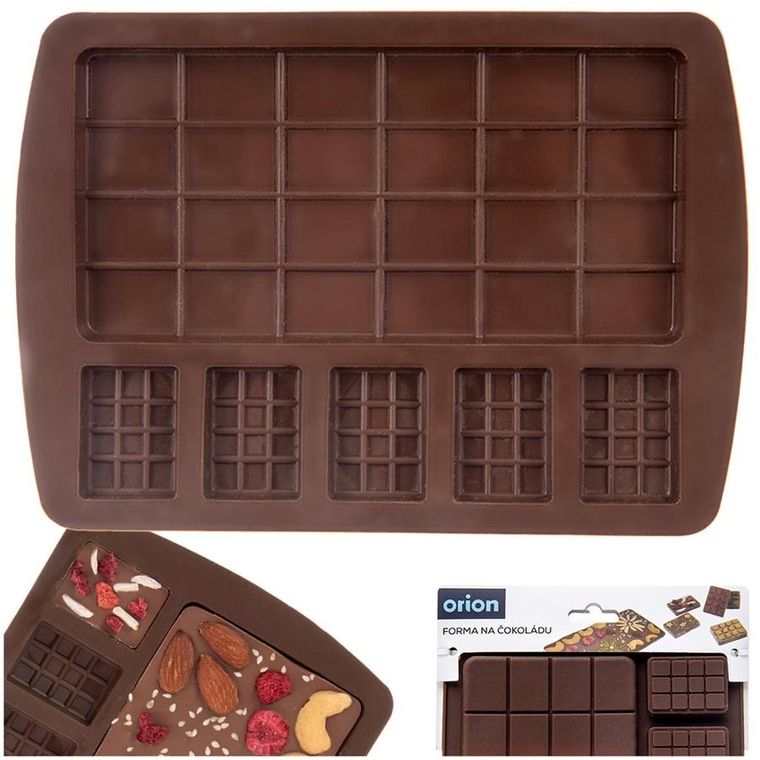 Orion, forma do czekolady, silikonowa, 18,5-13,5 cm