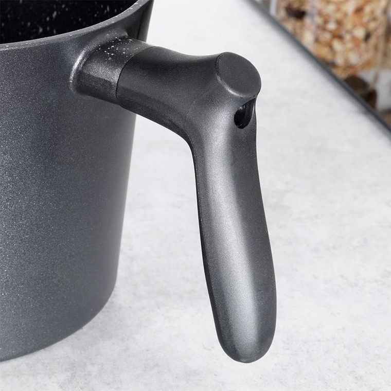 Orion, Grande, garnek do mleka, granitowy, 2,2l