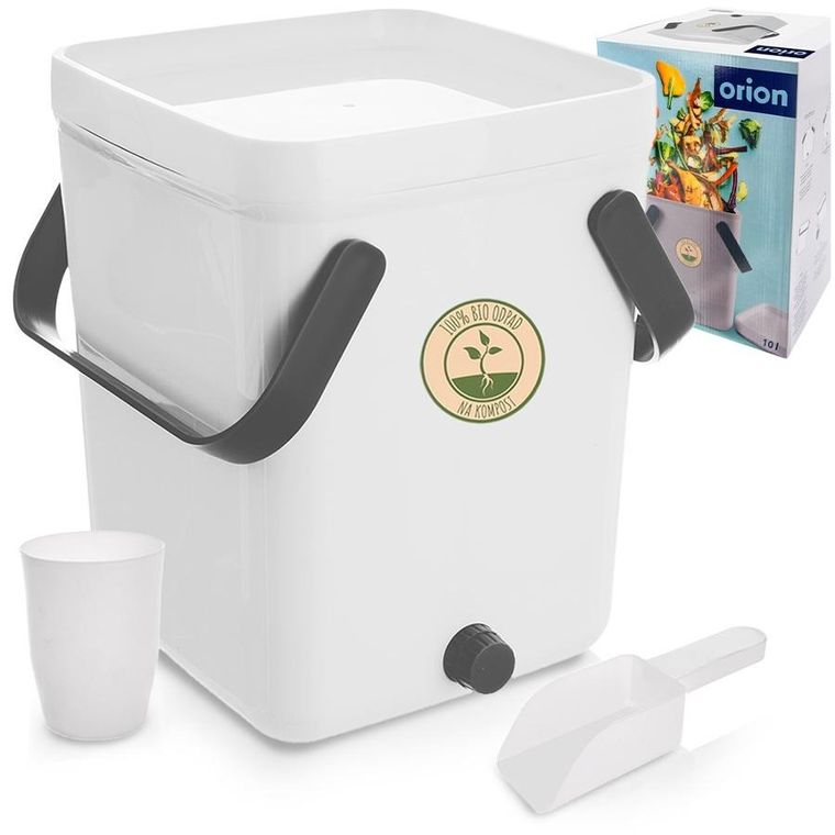 Orion, kompostownik kuchenny, do bioodpadów, z pokrywką, 10l