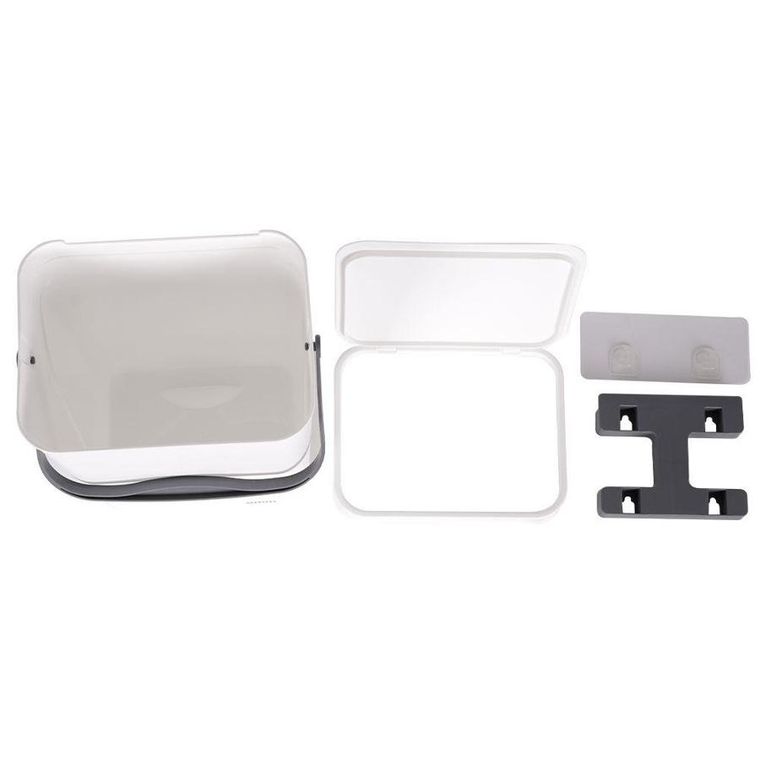 Orion, kosz na śmieci, zawieszany, biały, 10l