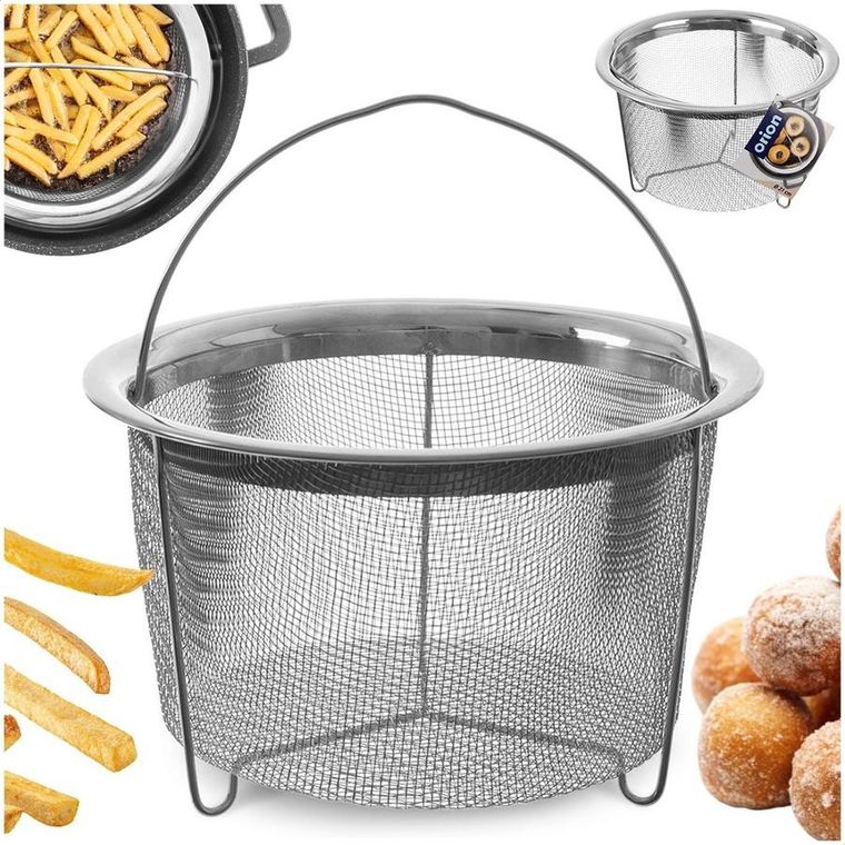 Orion, koszyk do smażenia frytek, stalowy, 21.5-13 cm