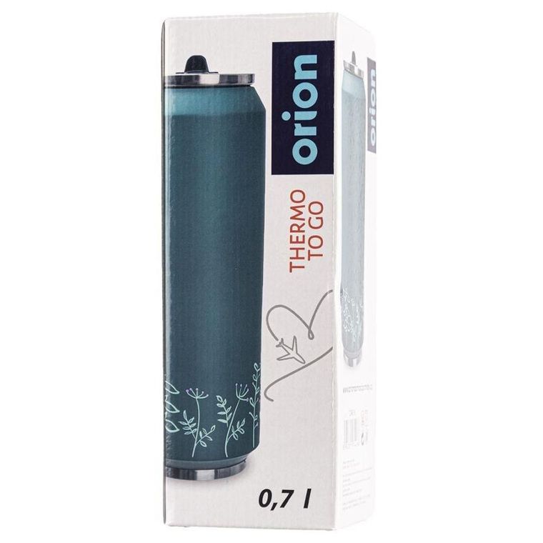 Orion, kubek termiczny, niebieski, puszka, Louka, 700 ml