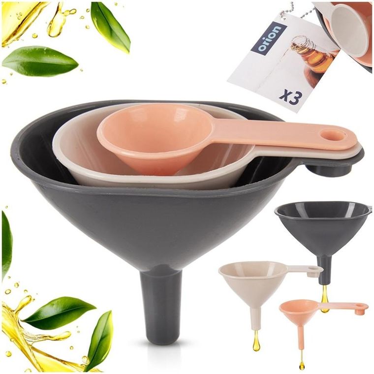 Orion, lejek kuchenny, 8,5-4, 10-5,5, 11,5-7 cm, 3 szt.