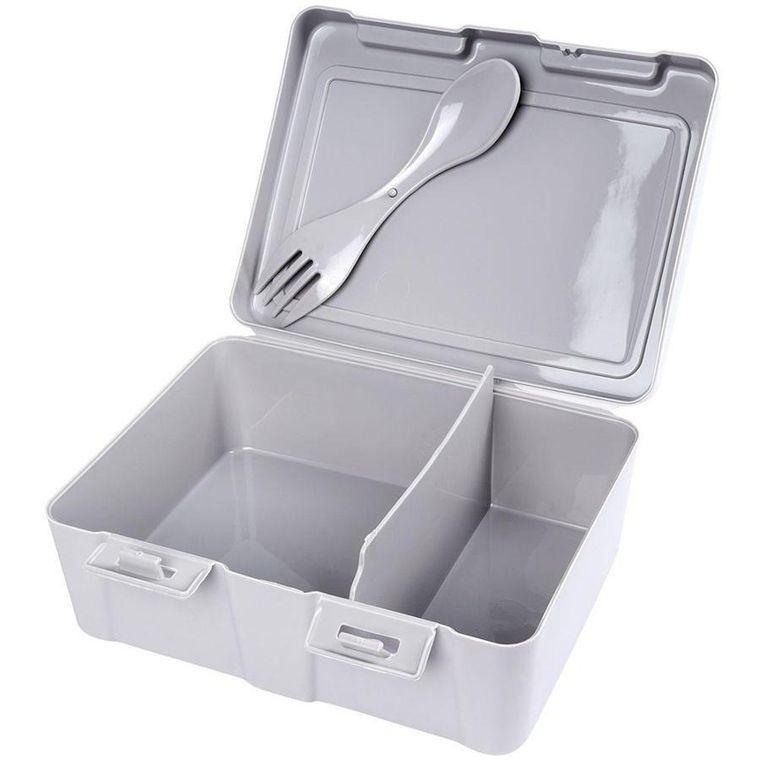 Orion, lunchbox z przegrodą i sztućcami, serce, 1 l