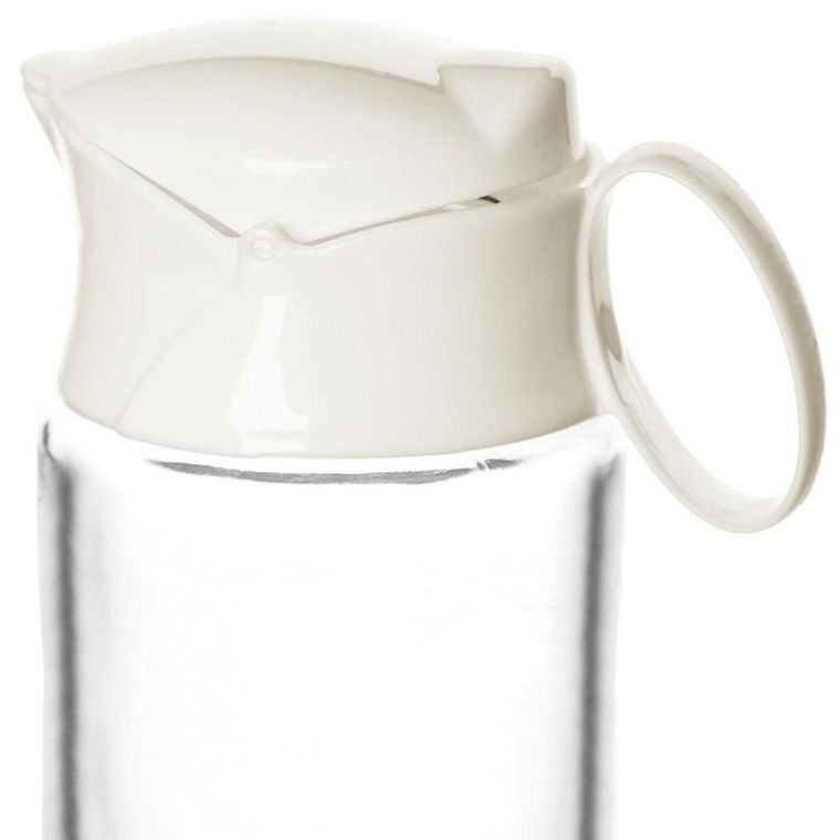 Orion, mlecznik z uchwytem i pokrywką, szklany, 235 ml