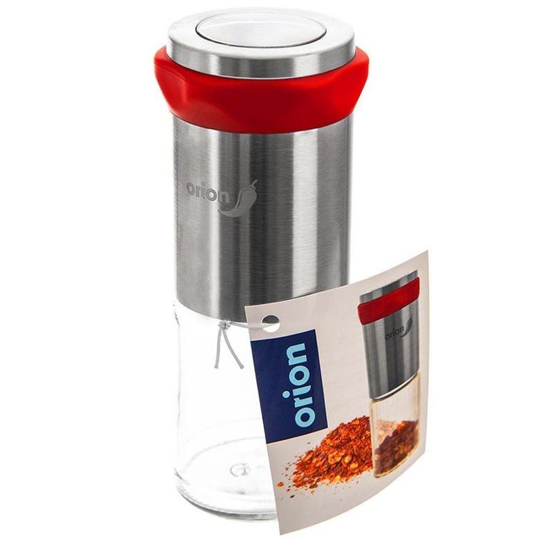 Orion, młynek ręczny do mielenia przypraw, stalowy, 14 cm