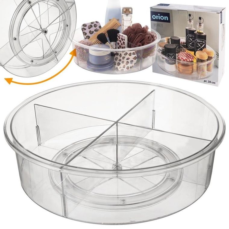 Orion, pojemnik, organizer obrotowy, dzielony, 30 cm