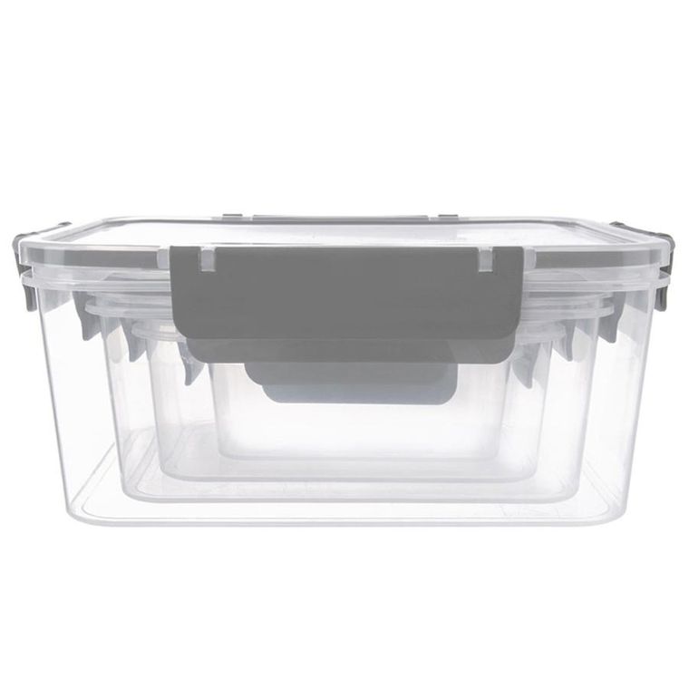 Orion, pojemniki na żywność z pokrywką i uszczelką, 4 szt.