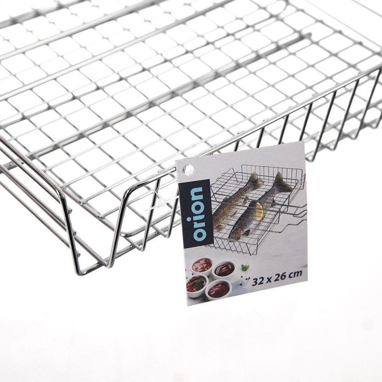 Orion, ruszt do grillowania, stalowy, zamykany, 61-32 cm
