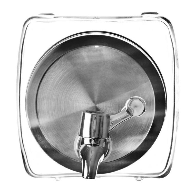 Orion, słój do napojów z kranikiem szklany do lodówki, 3.5 l