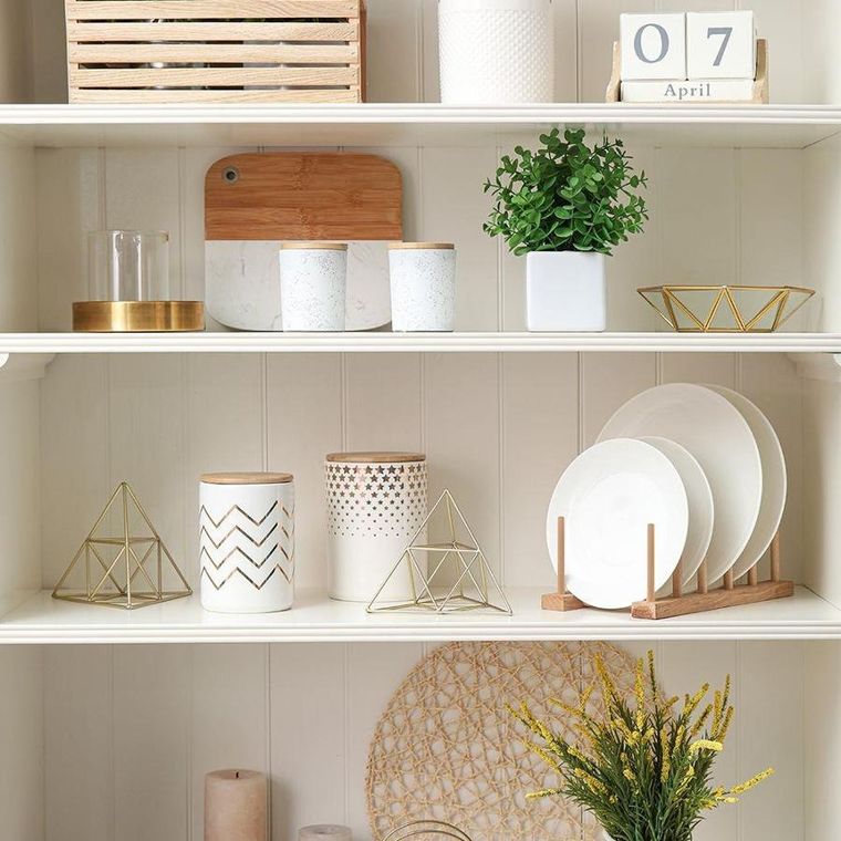 Orion, stojak na talerze i pokrywki, drewniany, 35.5-13.5-11 cm