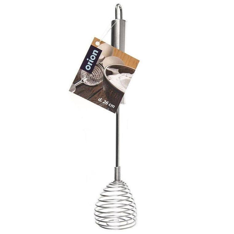 Orion, trzepaczka do jaj, kuchenna, spiralna, stalowa, 26 cm