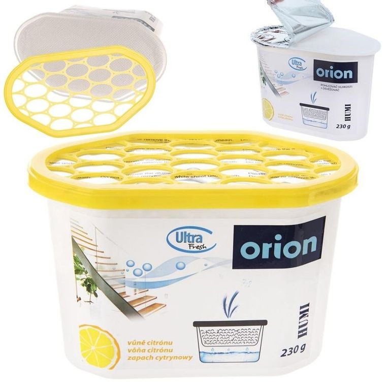Orion, Ultra Fresh, pochłaniacz wilgoci cytrynowy, 230 g