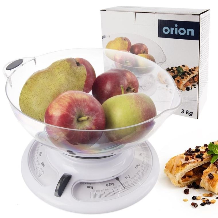 Orion, waga kuchenna mechaniczna z misą, 3 kg