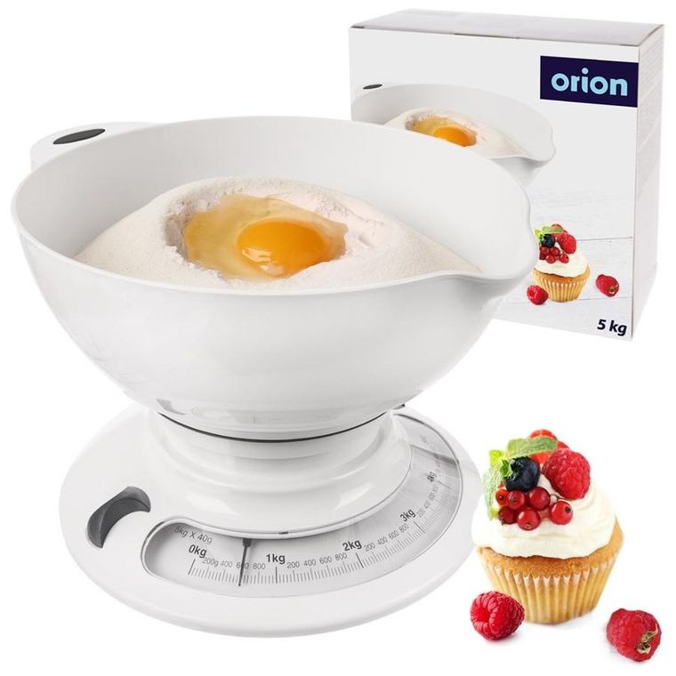 Orion, waga kuchenna mechaniczna z misą, 5 kg