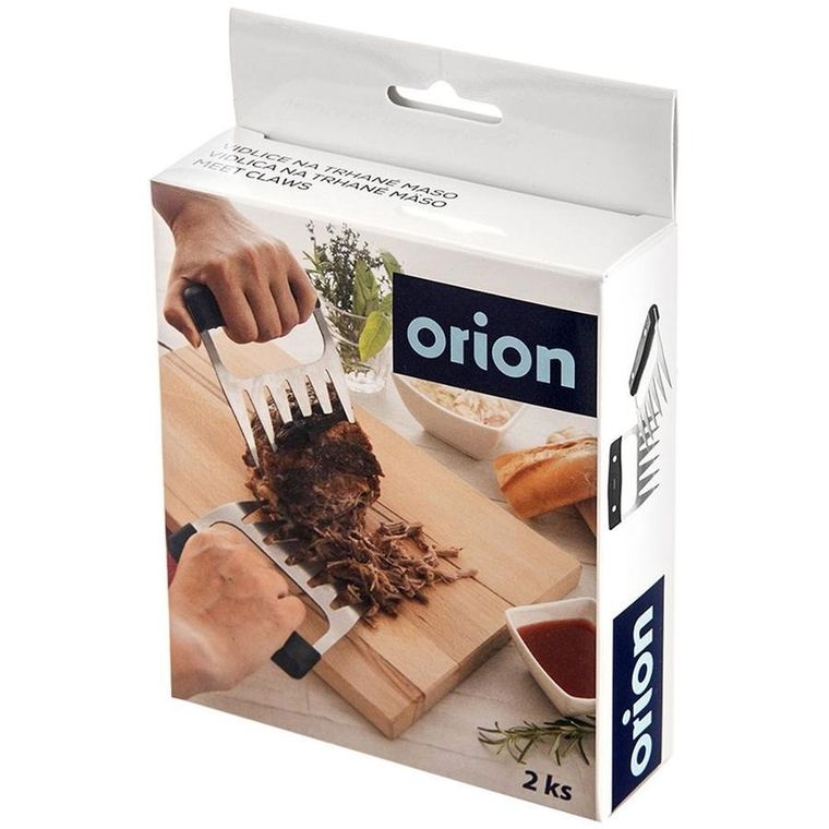 Orion, widelce do szarpania mięsa, stalowe, 2 szt.