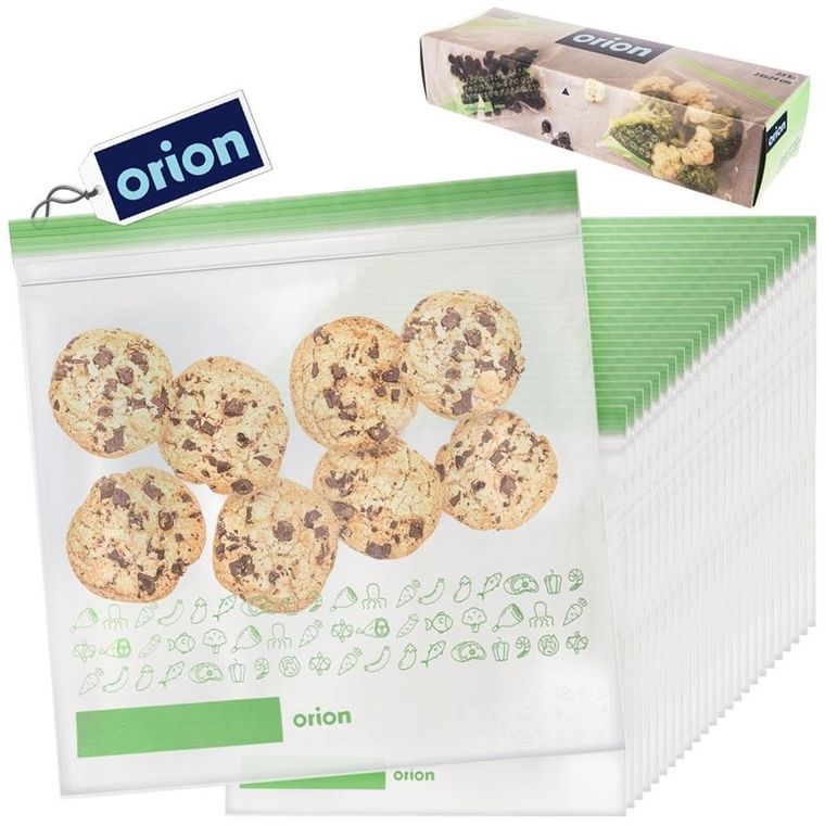 Orion, woreczki strunowe do żywności, 25-24 cm, 25 szt.