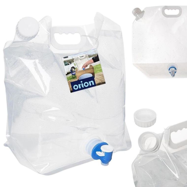Orion, zbiornik z kranikiem na wodę, składany, 11 l