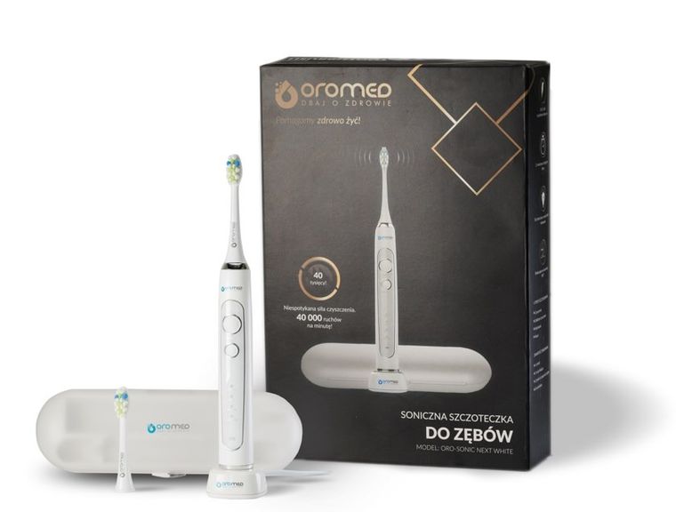 Oromed, szczoteczka sonicznaoro sonic next white