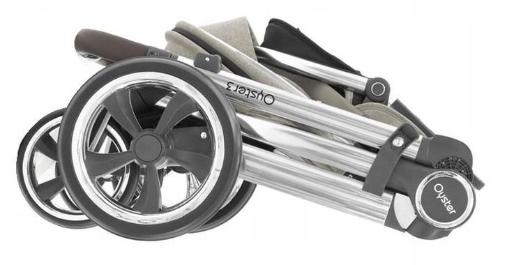 Oyster, Oyster 3, Mercury, wózek spacerowy, srebrny stelaż