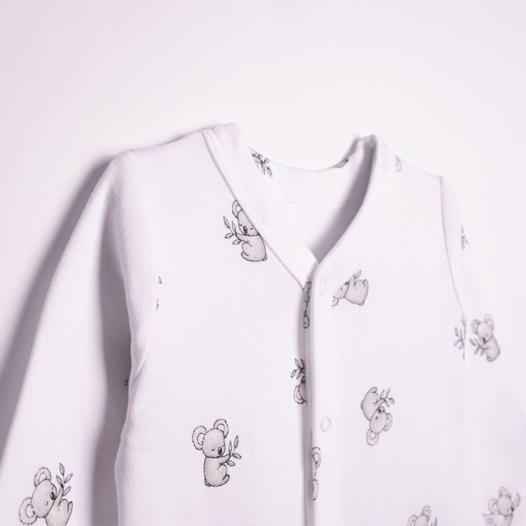 Pajac chłopięcy, biały, Nicol