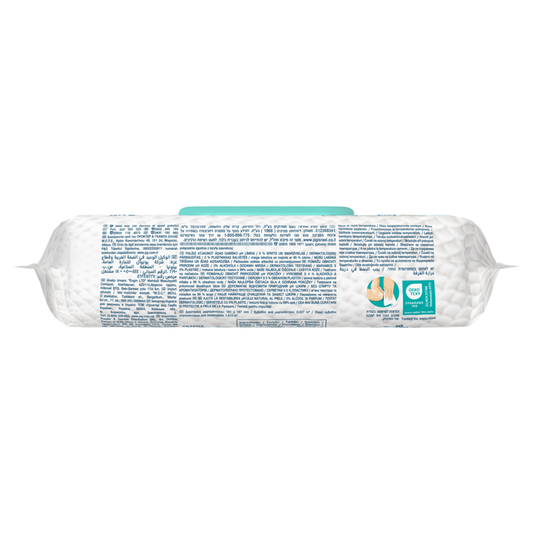 Pampers, Aqua Soft Touch, chusteczki nawilżane dla dzieci, 1-60 szt.