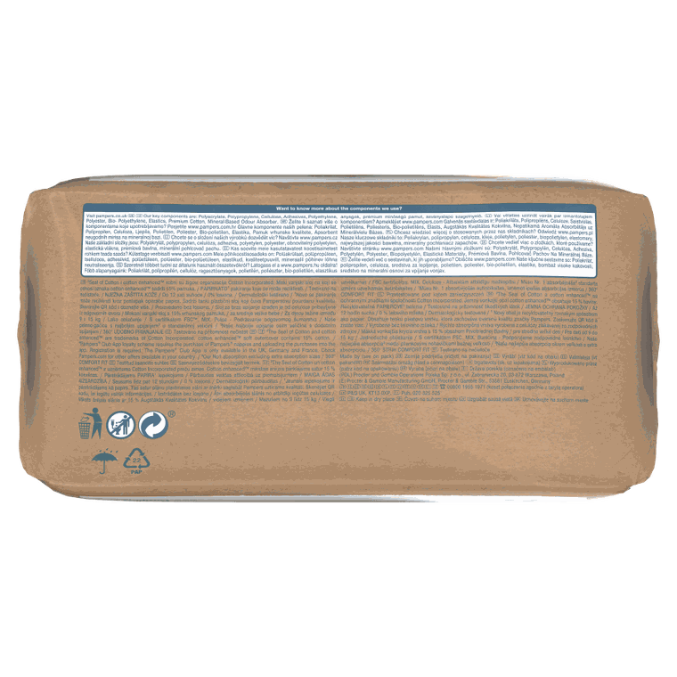 Pampers, Harmonie Baby, pieluchomajtki, rozmiar 4, 9-15 kg, 22 szt.