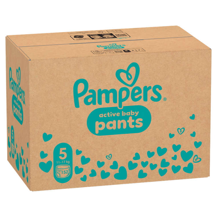 Pampers, Pants, pieluchomajtki, rozmiar 5, 11-17 kg, 152 szt.