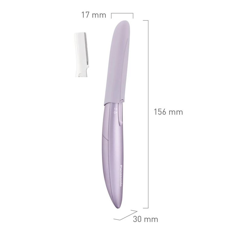 Panasonic, ES-WF71-V503, trymer na baterie do brwi i twarzy, fioletowy
