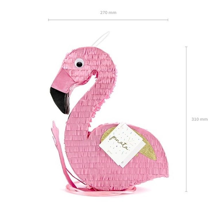 PartyDeco, Aloha Party, piniata urodzinowa, flaming, mix kolorów