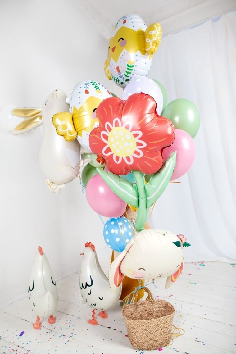 PartyDeco, balon foliowy, kurka, 48-60 cm