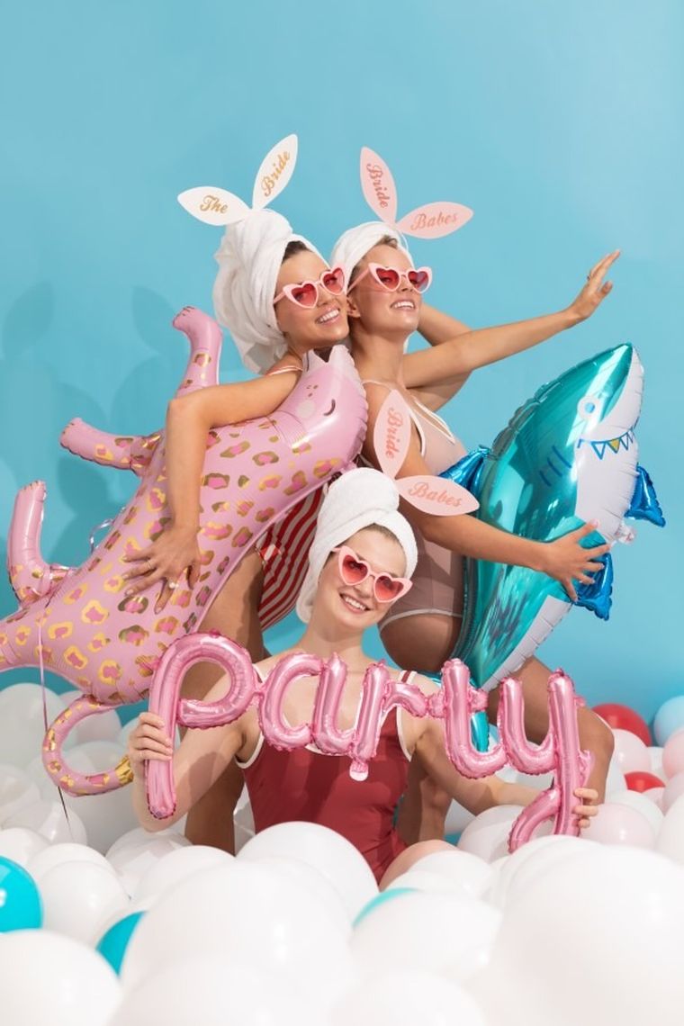 PartyDeco, opaski bride squad 29-25 cm, 6 szt.