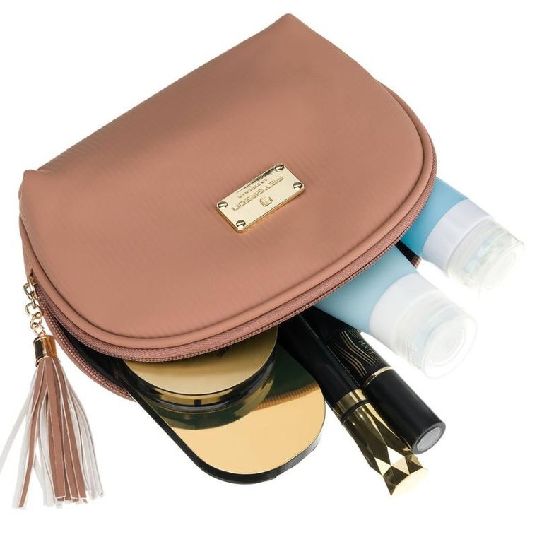 Peterson, kosmetyczka, 1-komorowa, beżowa