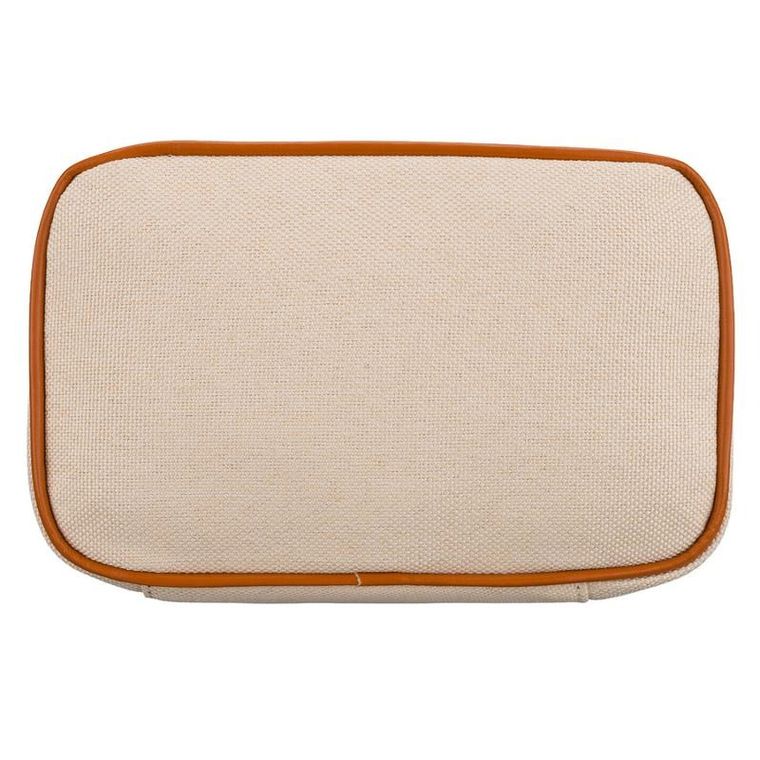 Peterson, kosmetyczka kuferek, beżowa-brązowa