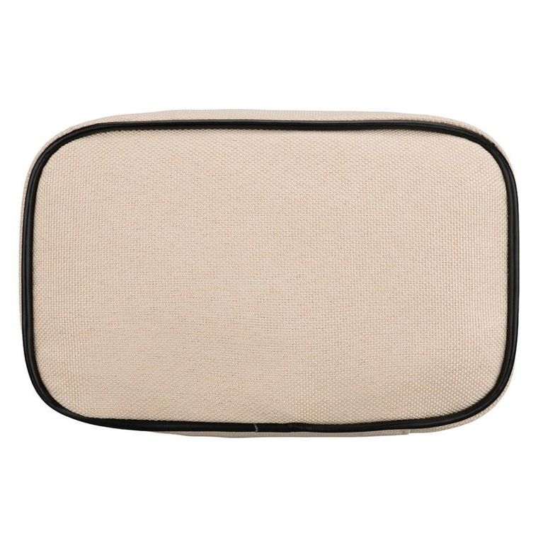 Peterson, kosmetyczka kuferek, tkanina syntetyczna, beżowo-czarna