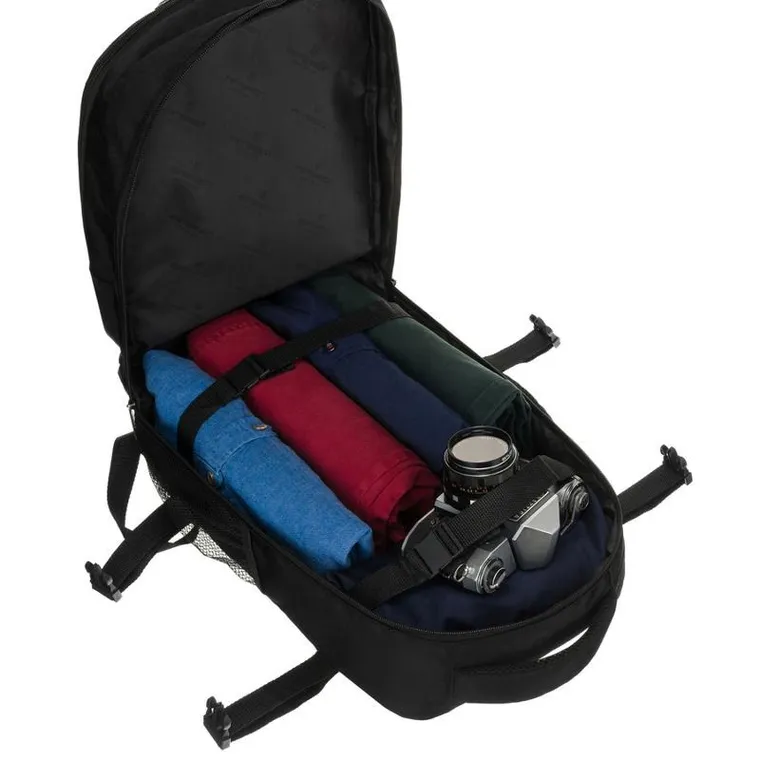 Peterson, plecak podróżny, bagaż podręczny, czarny