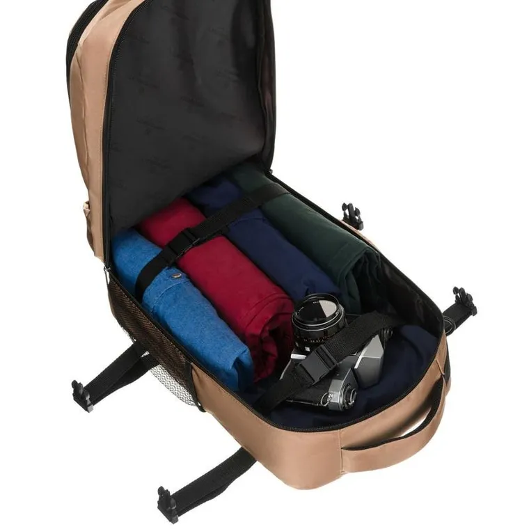 Peterson, plecak podróżny, beżowy