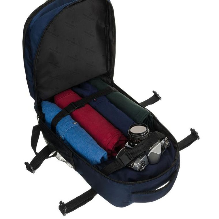 Peterson, plecak podróżny, dwukomorowy, granatowy