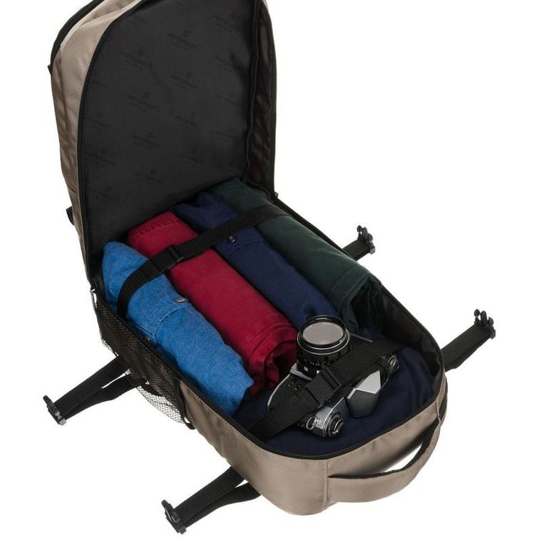 Peterson, plecak podróżny, dwukomorowy, szary