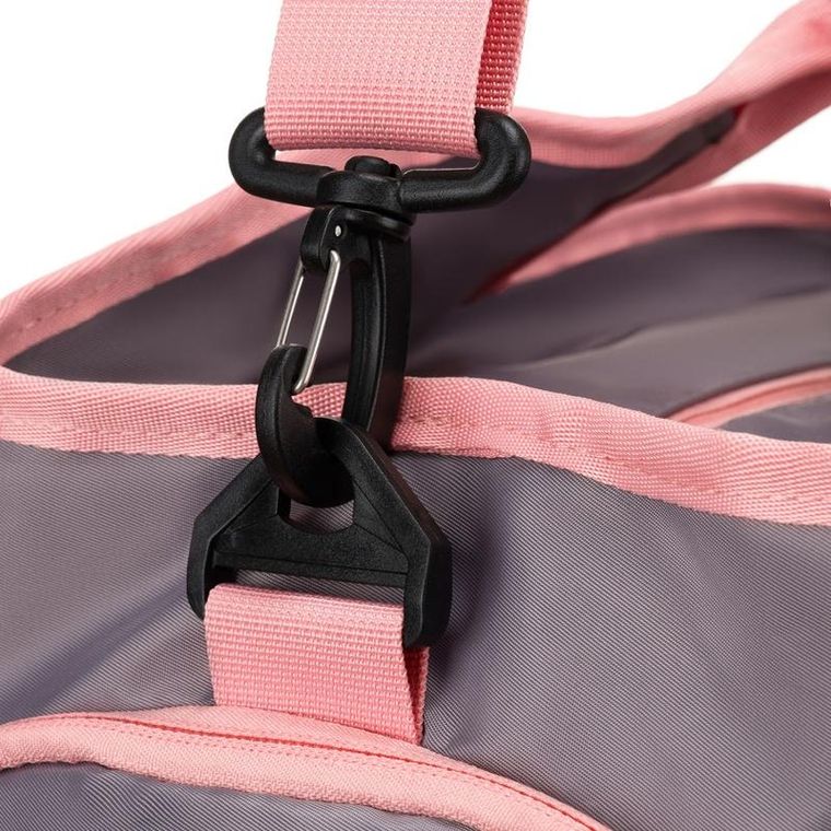 Peterson, torba podróżna, szaro-różowa
