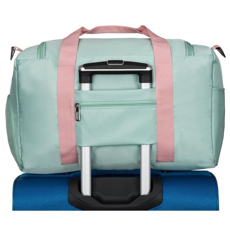 Peterson, torba podróżna, zielono-różowa