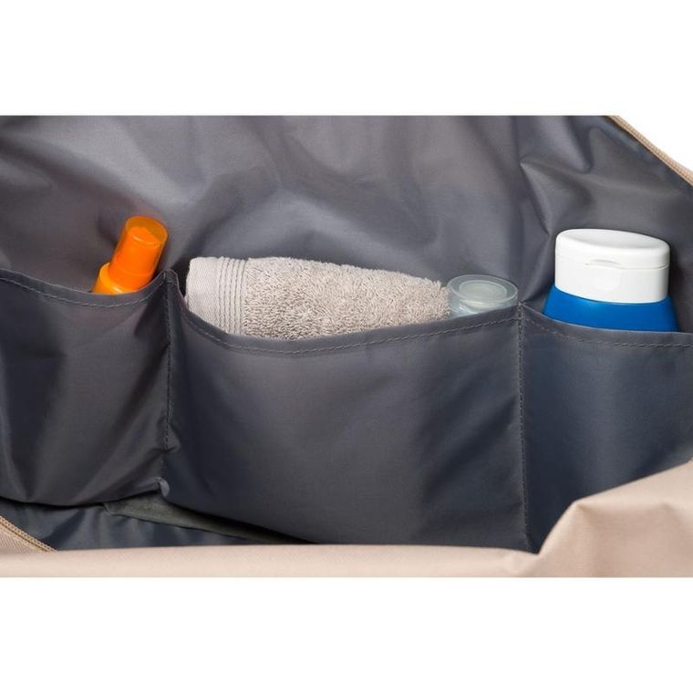 Peterson, wodoodporna torba podróżna, beżowa