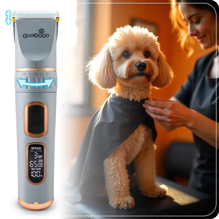 Pethaus, maszynka do strzyżenia zwierząt, szara