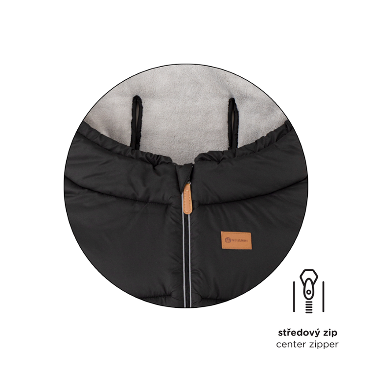 Petite&Mars, Jibot, śpiworek zimowy 3w1, black