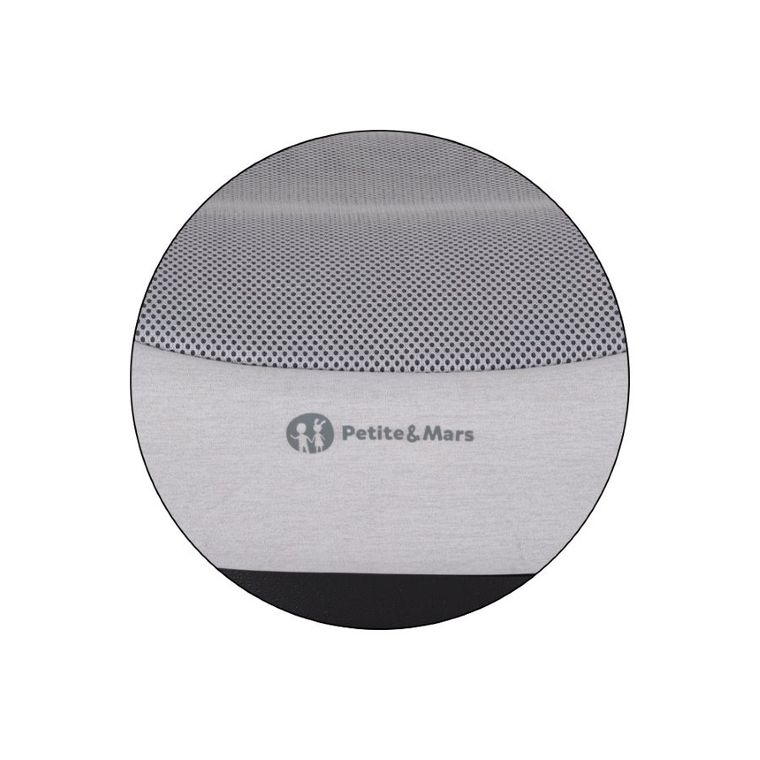Petite&Mars, Optimus Pro, i-Size Air, podstawka samochodowa, gentle grey, 125-150 cm