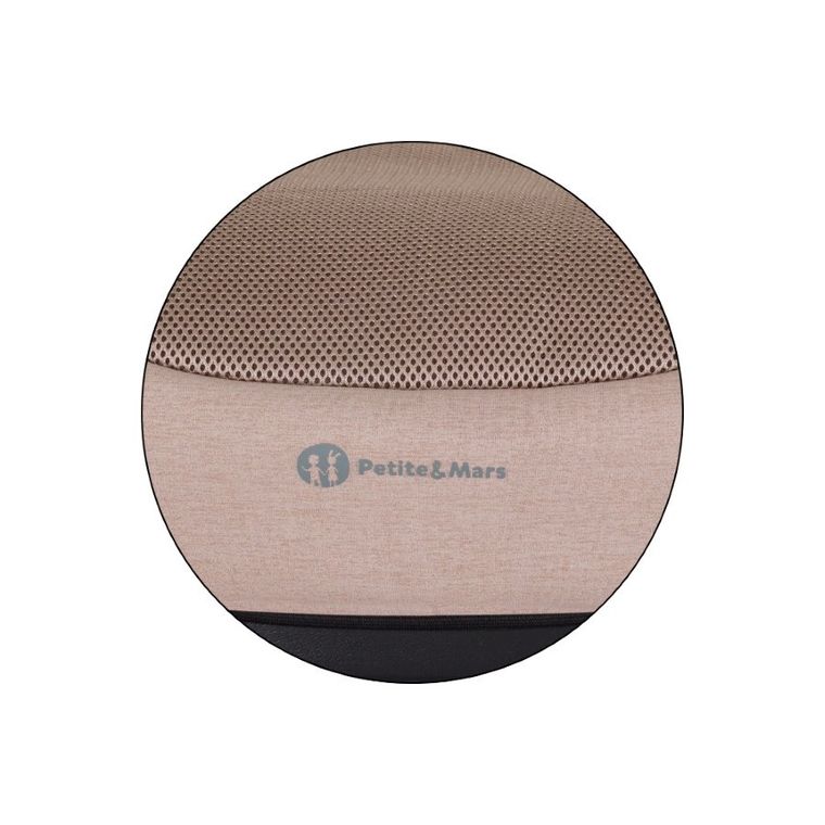 Petite&Mars, Optimus Pro, i-Size Air, podstawka samochodowa, tan brown, 125-150 cm