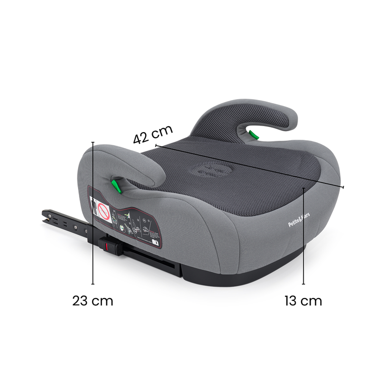 Petite&Mars, Optimus Pro, i-Size, podstawka samochodowa, black air, 125-150 cm