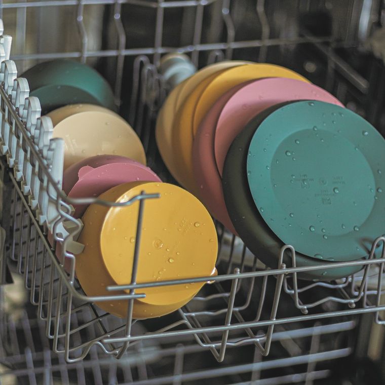 Petite&Mars, Take&Match, silikonowa miseczka z przyssawką, Intense Ochre, 6m+