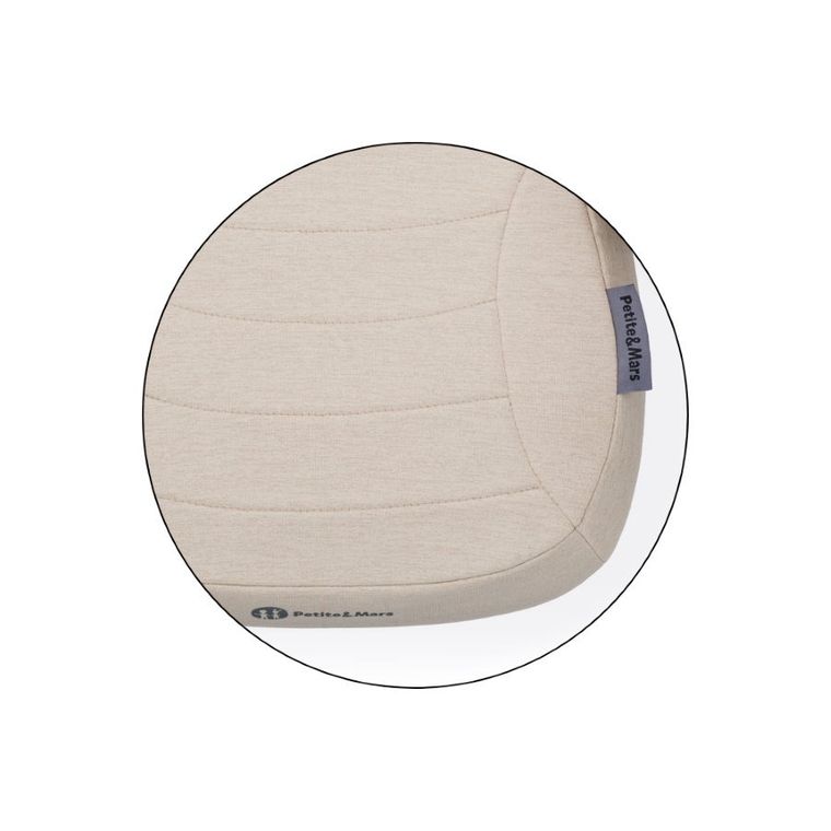Petite&Mars, Zuno, podstawka samochodowa, sage beige, 125-150 cm